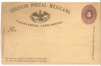 Mexico postal stationary *ca.1890