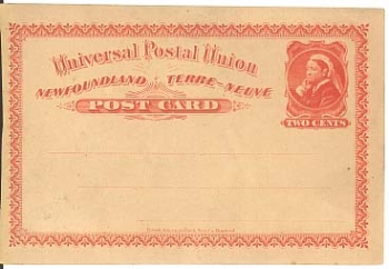 Newfoundland stationery 2 cents *approx. 1890