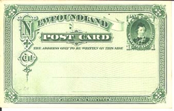 Newfoundland stationery 1 cent *approx. 1890