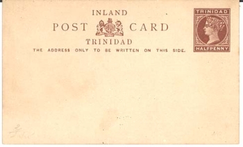 Trinidad postal stationery *approx. 1900