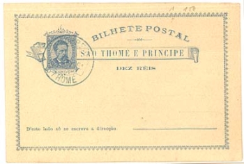 Sao Thome e Principe stationary o ca. 1891