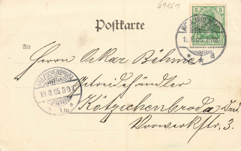 69151 Neckargemünd Bäckerei Gasthaus o 1904