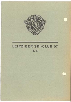 Leipziger Ski-Club 1907 Satzung ca.1960