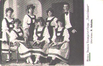 Ladies 'brass orchestra, first ladies' trumpet corps Tannhäuser, * approx. 1910