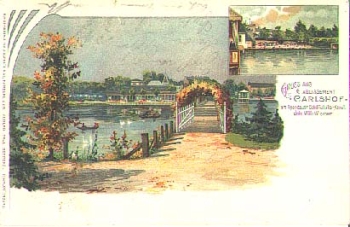 Carlshof Litho Spandau Shipping Canal gebr. 5/15/1905