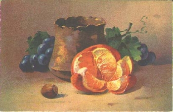 Still life artist card C. Klein, * approx. 1920
