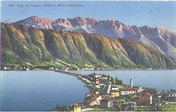 Lago di Lugano Melide e Monte Generoso * ca. 1910