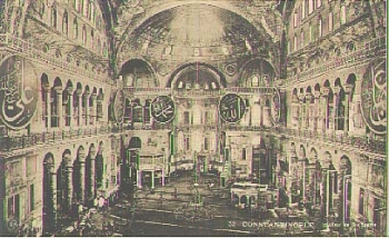 Constantinople Interieur de Ste. Sophie * ca. 1910