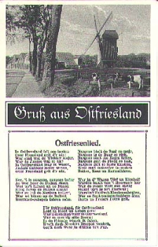 Greetings from East Friesland, windmill, * approx. 1940