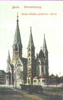 Charlottenburg Berlin Kaiser Wilhelm Gedächtniskirche * ca. 1920