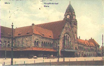 Metz main station o 13.7.1914