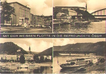 Weisse Flotte Dresden RS board stamp "Wilhelm Pieck" o 1967