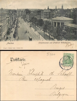 Aachen Friedrich Wilhelmplatz o 13.8.1904