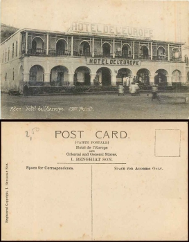 Aden Hotel del Europe Jemen *ca. 1910