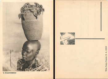 African woman with basket * around 1930