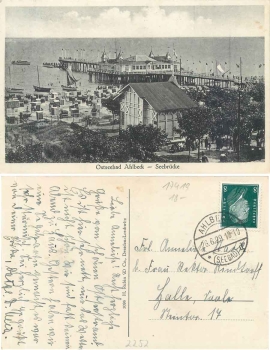 Seebad Ahlbeck Seebrücke o 26.6.1929