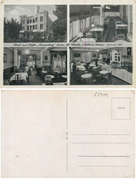 17419 Ahlbeck Hotel und Kaffee "Tannenburg" *ca.1940