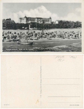 Seebad Ahlbeck from the pier * around 1950