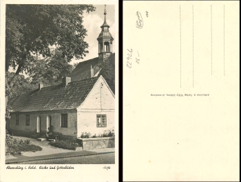 Ahrensburg i. Holst. Kirche u. Gottesbüden *ca.1930