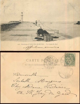 Aigues-Mortes France Lighthouse o 1902