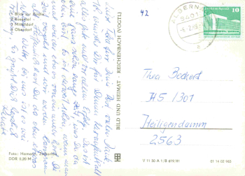 08321 Albernau Erzgebirge Mehrbildkarte o 1989