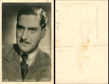 Schoenhals Albrecht Original-Autogramm Ross-Verlag