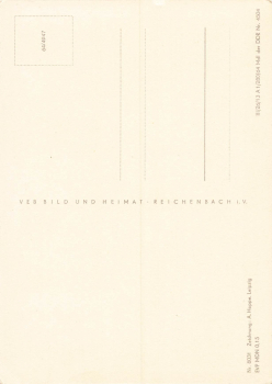 Alfred Hoppe 8031 Vogtland und Erzgebirge IV Künstlerkarte 1964