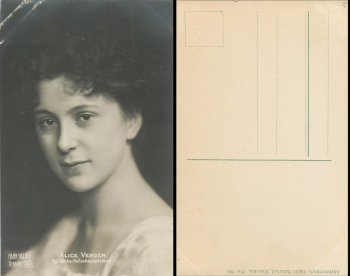 Alice Verden Kgl. Saxon court actress
