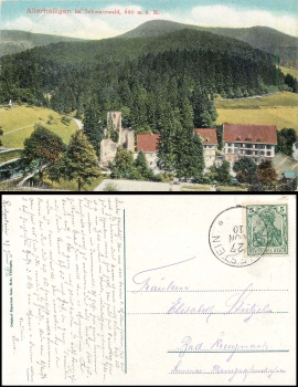 Allerheiligen Schwarzwald o 27.6.1910