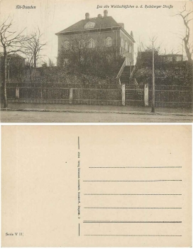 Dresden Neustadt Das alte Waldschlößchen Radeberger Strasse *ca.1910