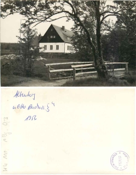01773 Altenberg Erzgebirge youth hostel "Otto Buchwitz" printer's copy *1958