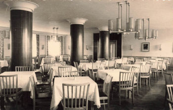 01773 Altenberg Erzgebirge Sanatorium Raupennest Speisesaal * 1962