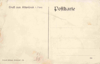 Altenbrak Thale Harz Villa Wissel * um 1910