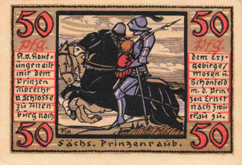 Altenburg Thüringen Notgeld Prinzenraub 1921