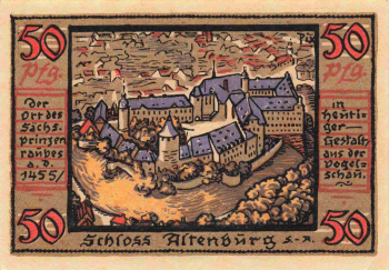 Altenburg Thüringen Notgeld Prinzenraub 1921