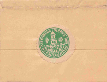 Altenburg Thüringen Notgeldscheine Skatgeld Serie komplett 7 Scheine mit Hülle 1921