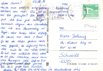 Altenburg Nord Thüringen Neubaugebiet o 1986