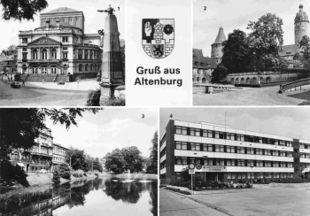 Altenburg Thüringen Mehrbildkarte o 1984