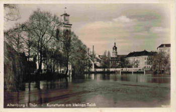 Altenburg Thüringen Kunstturm am kleinen Teich o 1942