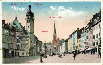 Altenburg Thüringen Markt o 1914