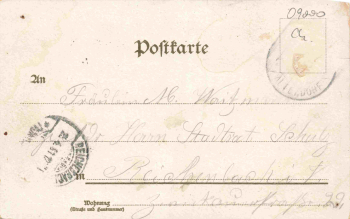 Altendorf Chemnitz Seifert’s Concert- und Ballhaus „Wiesenburg" Litho o 1901