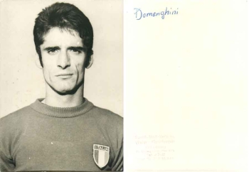 Angelo Domenghini soccer player Inter Milan real photo 18 x 13 cm around 1970 Sport-Bild-Vertrieb Walter Rohrlapper