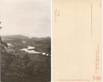 Forsmobron i bakgrunde Angermanaelven *ca.1920