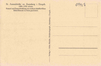 Annaberg-Buchholz St. Annenkirche Innenansicht * um 1920