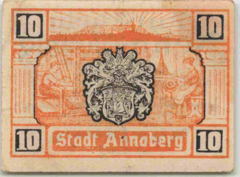 Annaberg Sachsen Notgeldschein um 1920