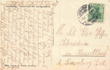 06925 Annaburg Promenade Steingutfabrik o 1916