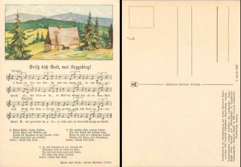 Anton Guenther "Greetings, my Arzgebirge!" *ca.1950