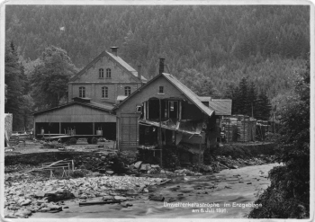 Antonsthal Erzgebirge Unwetterkatastrophe 6. Juli 1931 Echtfotokarte