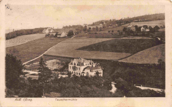 Aue Erzgebirge Tauschermühle o 1917