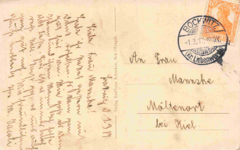 Aue Erzgebirge Tauschermühle o 1917